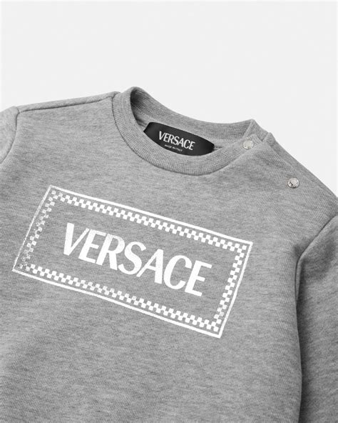 felpa versace originale|Felpa '90s Vintage Logo con zip .